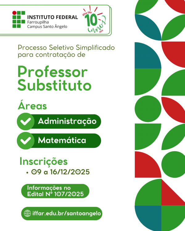 08.12.25 PSS Substituto Administração e Matemática