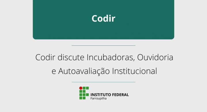 6ªreuniãocodir notícia17082022