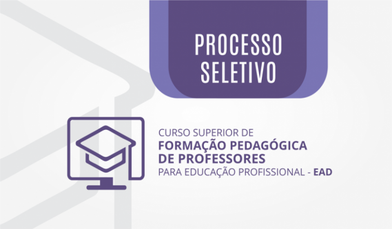 Banner noticia seleção curso formação pedagógica