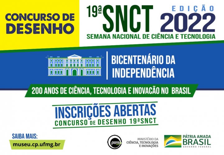 Folder divulgação Concurso de Desenho SCNT 2022