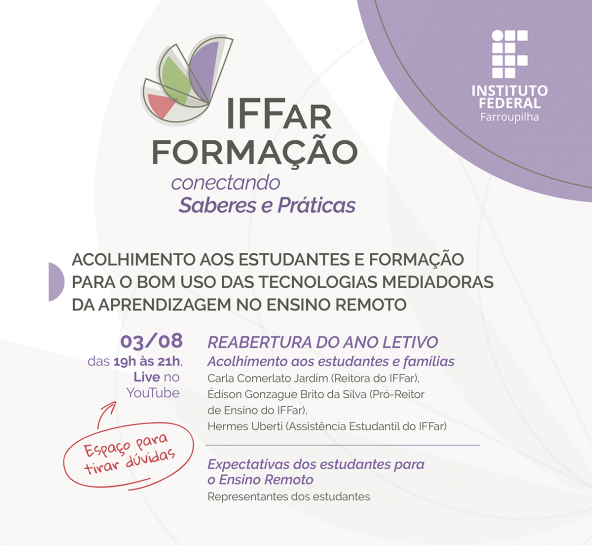 Reabertura ano letivo IFFar Formacao 01