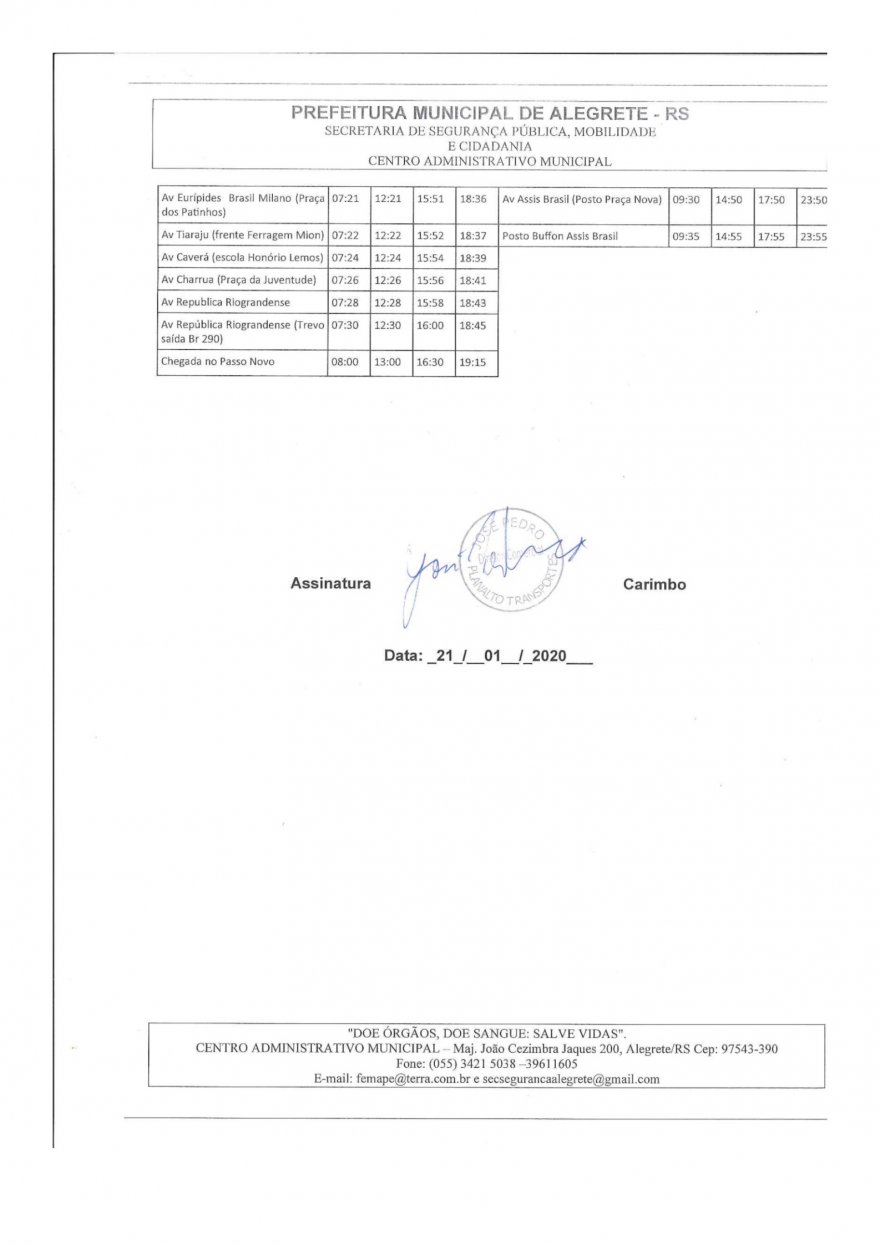 Rota Planalto 12.02.2020 parte 2