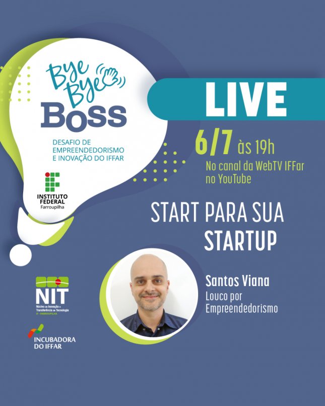 Card Palestra Start para sua Sartup Santos Viana