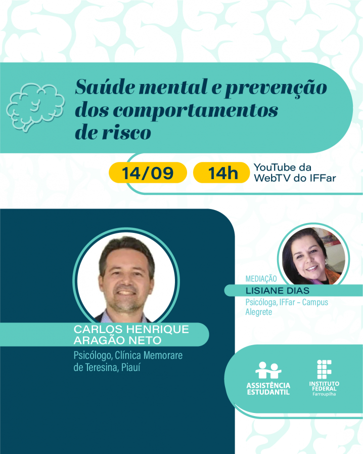 Live saúde mental . Card