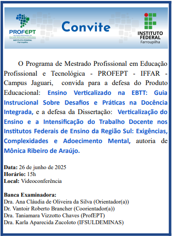 Convite Defesa Mônica T5