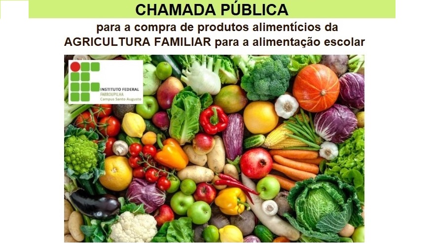 Arte Chamada Pública Agricultura 2023