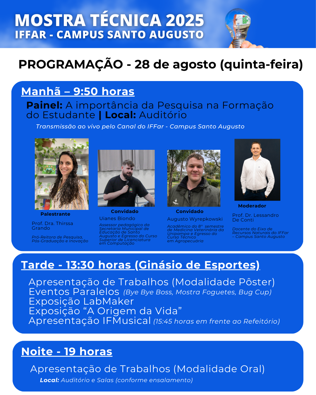 Arte Mostra Técnica 2025 12.08.2025