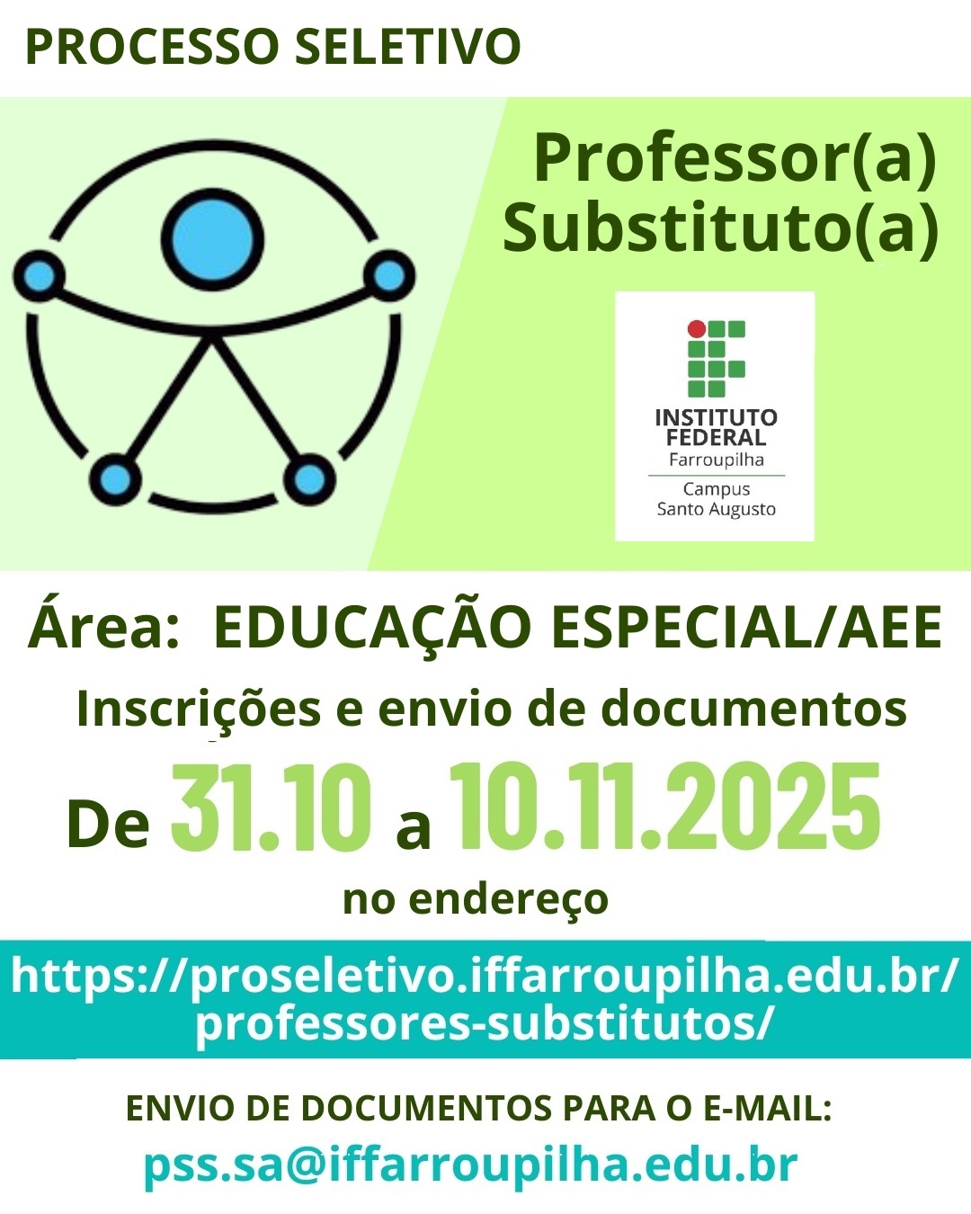 Arte PS Professor Substituto com logo da inclusão ok