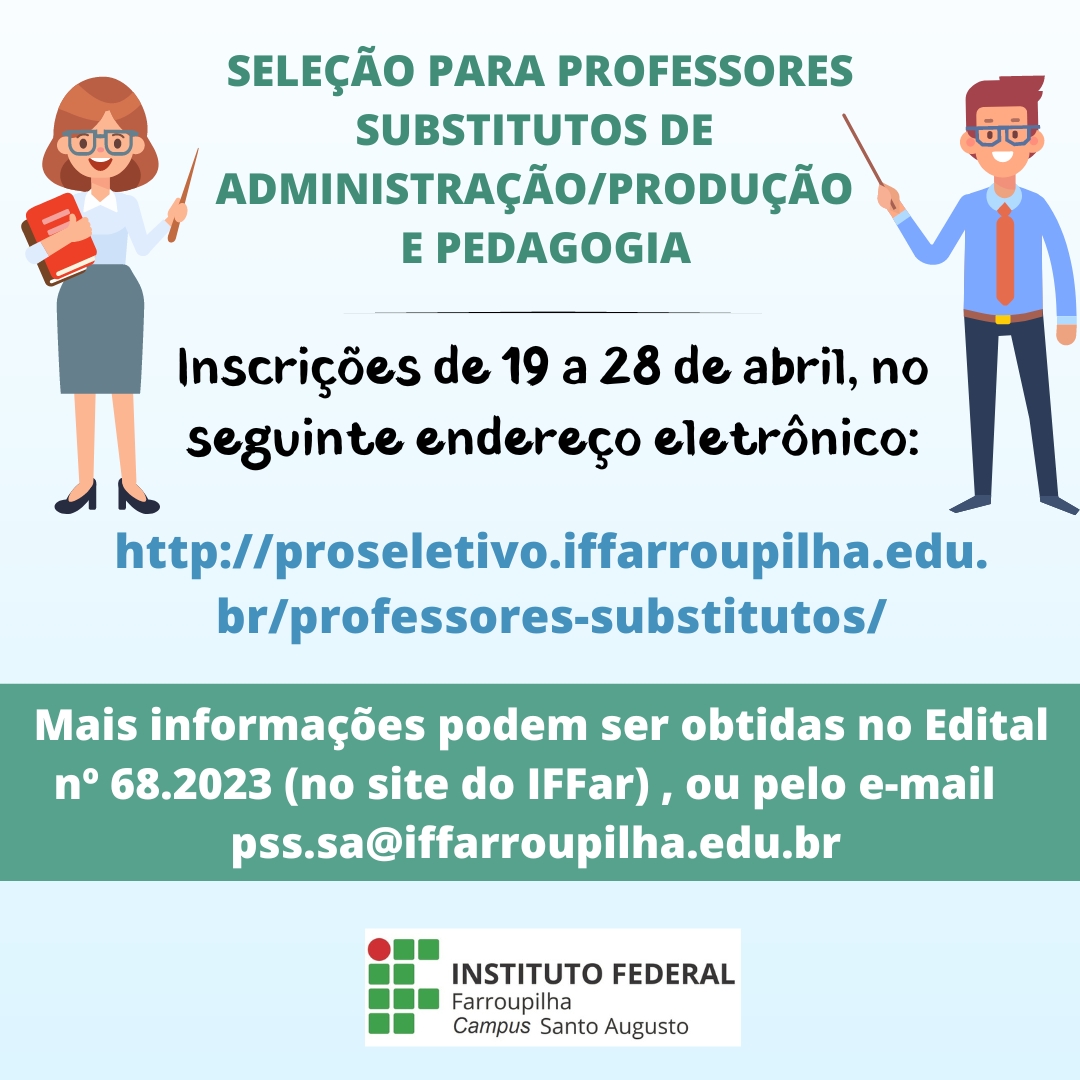 Arte Seleção Professores