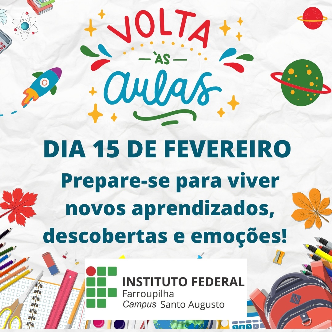 Card Volta às aulas