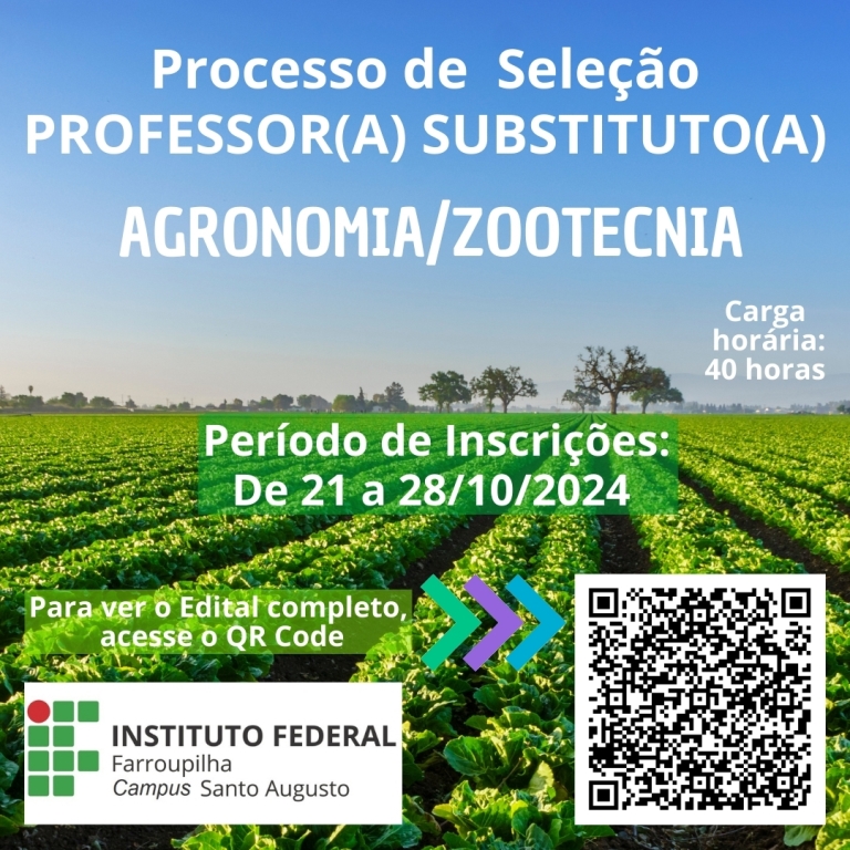 PSS Prof. Substituto Agronomia Zootecnia 1