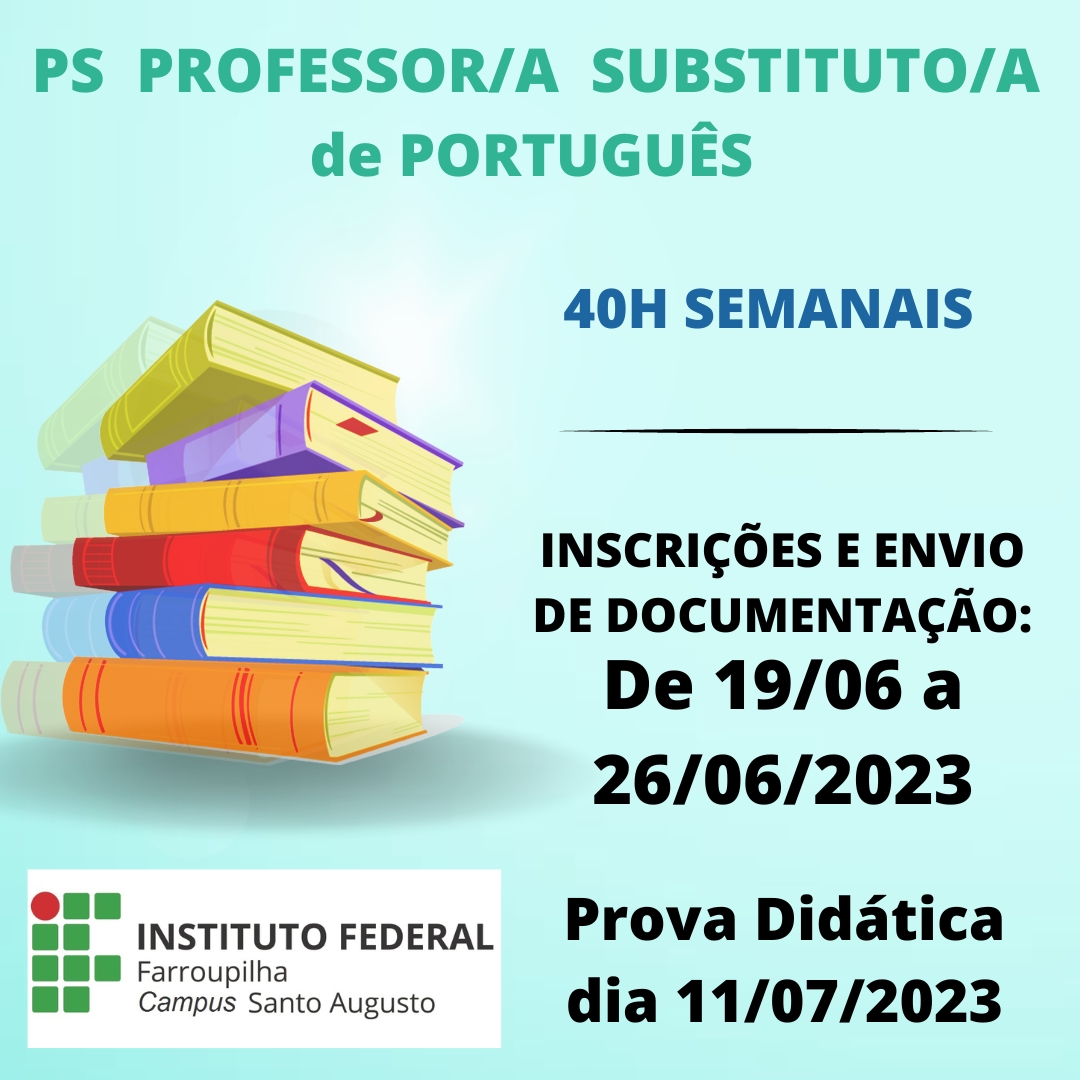 PS PROF SUBST de Português