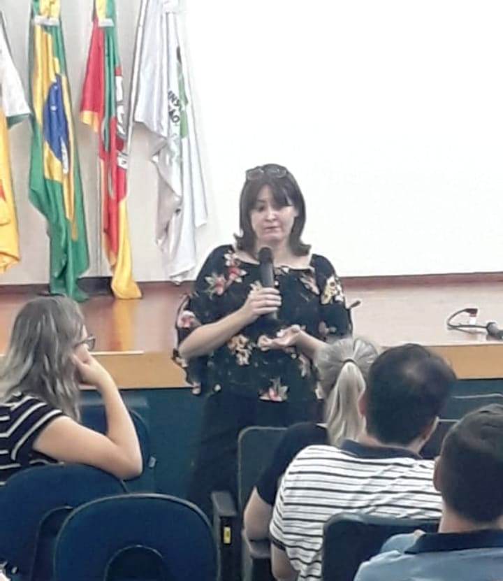 Palestra com a procuradora