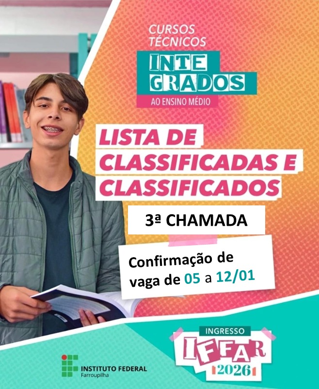 arte 3º chamada Integrados