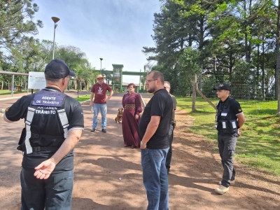 IFFar – Campus Frederico Westphalen recebe visita do Secretário de Planejamento e agentes de trânsito