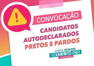 Candidatos autodeclarados pretos e pardos devem realizar heteroidentificação
