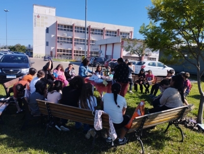 Visita da Escola Municipal Cabo Luiz Quevedo