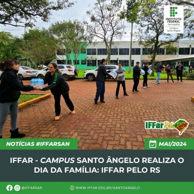 Campus Santo Ângelo realiza o Dia da Família: IFFar pelo RS