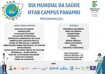IFFar Campus Panambi promove ação no Dia Mundial Da Saúde