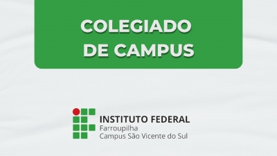 Reunião do Colegiado trata sobre oferta de cursos do campus