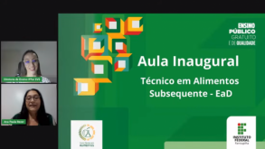 Técnico em Alimentos EaD inicia atividades com aula inaugural capture 20260327 153656
