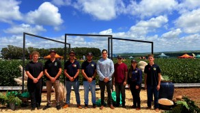 Acadêmicos de Agronomia integrantes do Grupo Pós-Col participam de Dia de Campo na Strobel Sementes Grupo