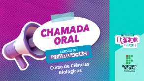 Chamada oral para vagas remanescentes da Licenciatura em Ciências Biológicas no Campus Panambi Chamada oral para vagas remanescentes da Licenciatura em Ciências Biológicas no…